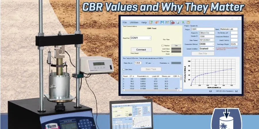Illustrative image of CBR study for road design in Chesapeake