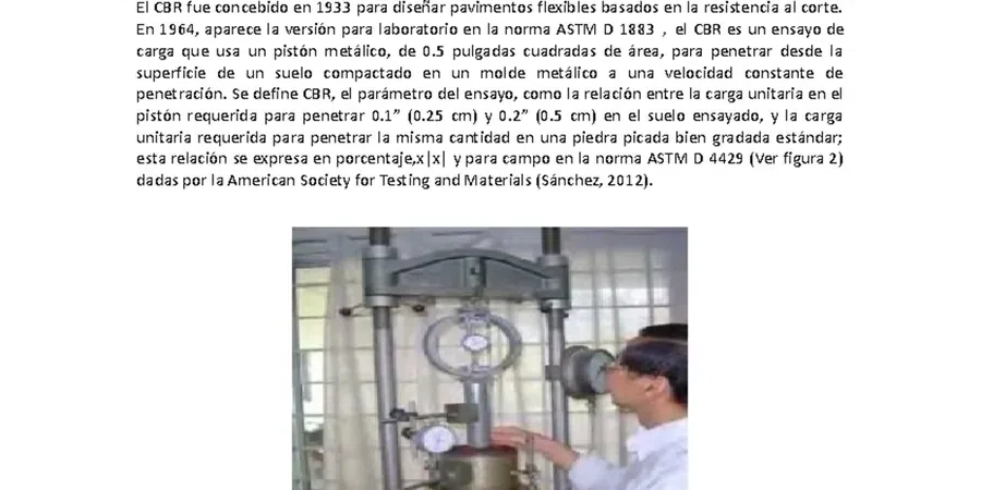 Illustrative image of Laboratory CBR test in Chesapeake