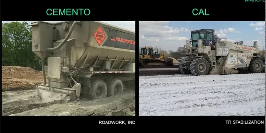 Illustrative image of Lime and cement stabilization in Chesapeake