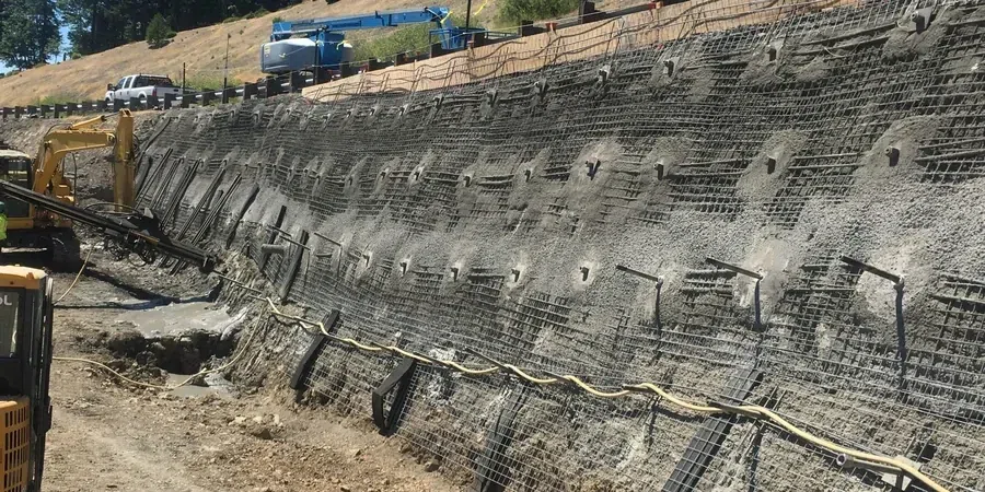 Illustrative image of Slope stabilization design in Chesapeake