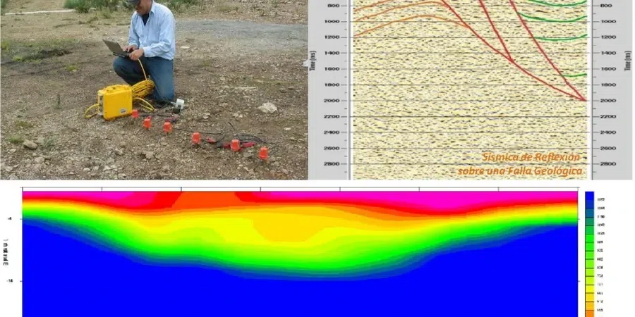 Illustrative image of Seismic tomography (refraction/reflection) in Chesapeake